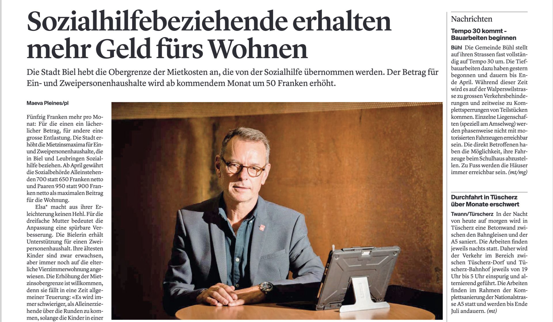 Sozialhilfebeziehende erhalten mehr Geld fürs Wohnen